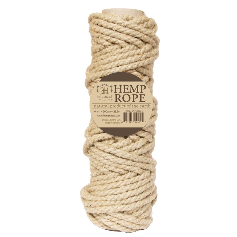 Hemp Rope Half Kilo Spools|4mm/41m|6mm/23.5m|8mm/13m