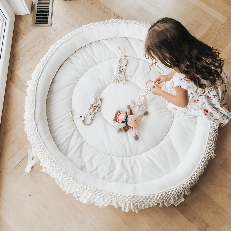 Macrame Round Play Mat|Default|OS