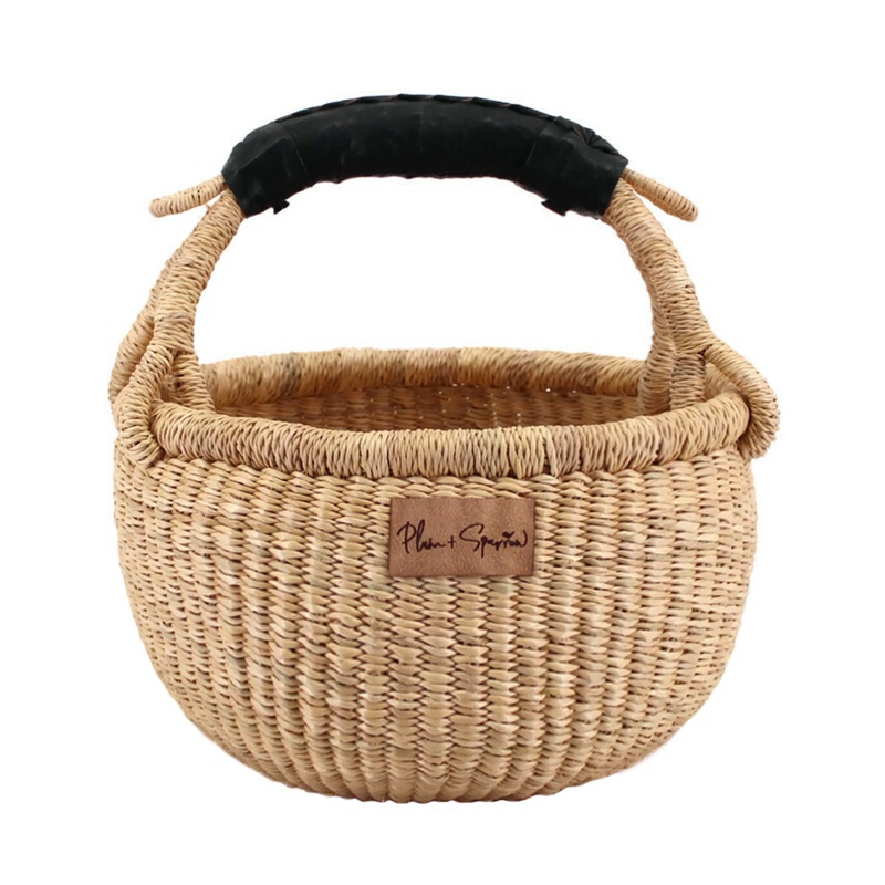 NaturalBlack HandleSmall Market Basket
