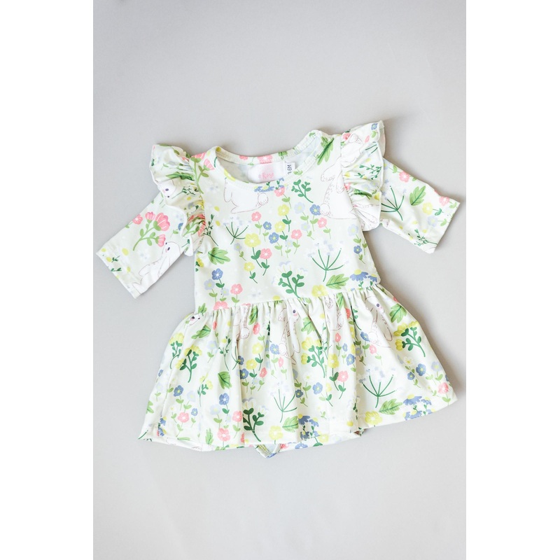 No Bunny Like You Twirl Flutter Bodysuit