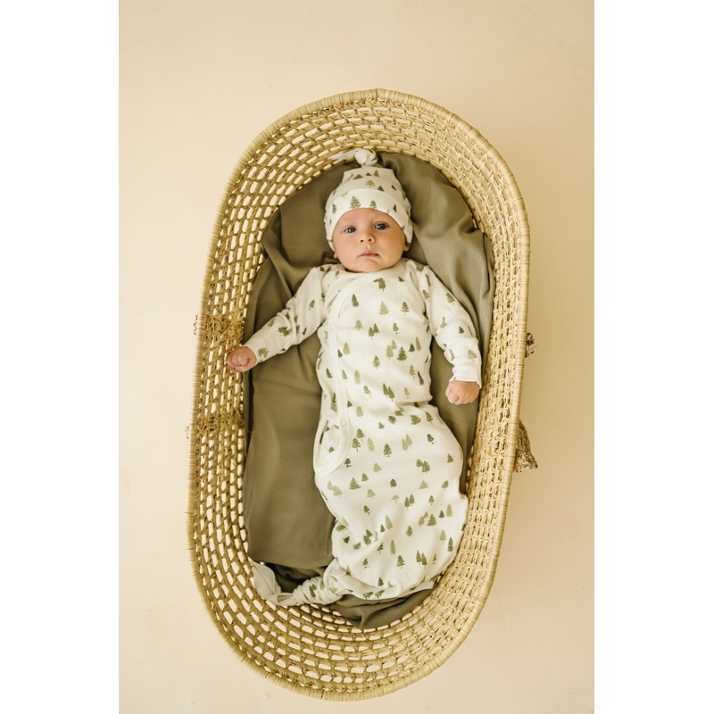 Organic Kimono Knotted Sleep Gown – Alpine