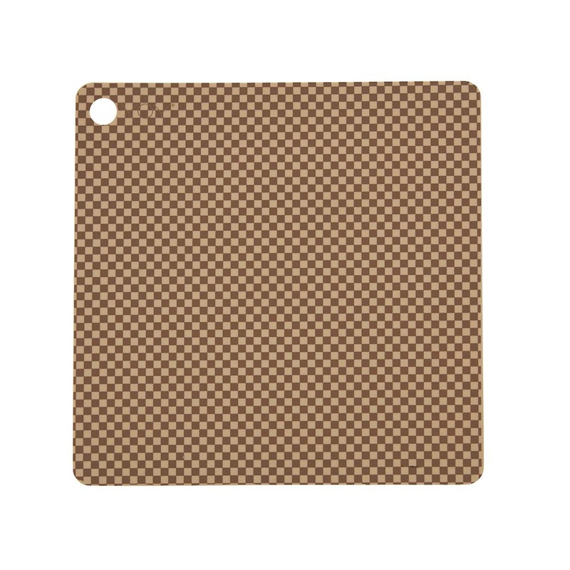 Placemat Checker – Pack of 2 – Camel