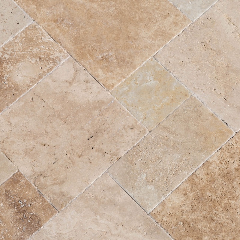 Scott Rustic Antique Pattern Brushed, Chiseled, and Unfilled Travertine Tile – Livfloors Collection