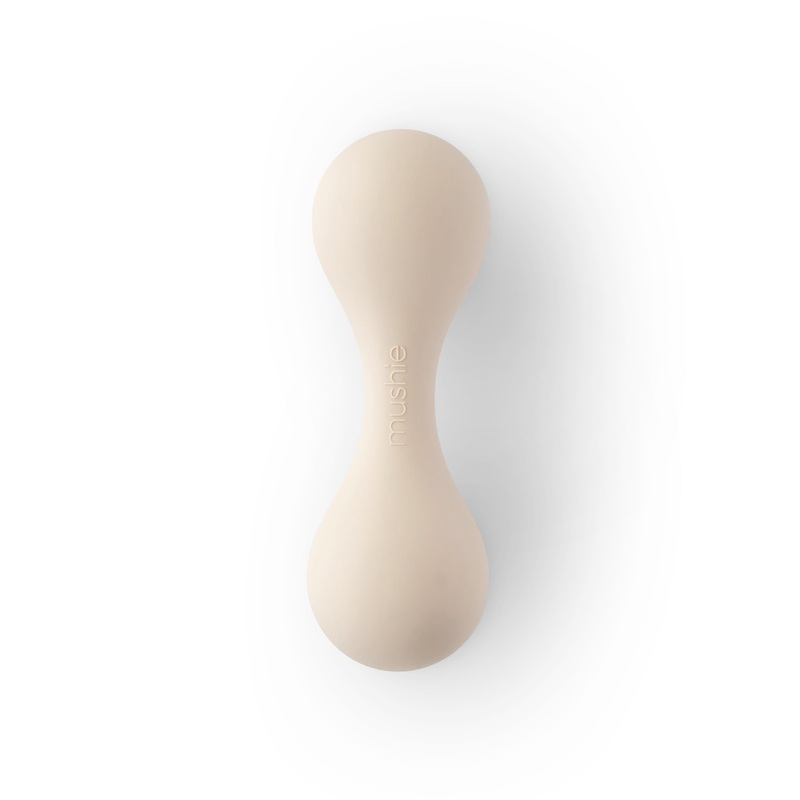Silicone Baby Rattle Toy|Shifting Sands|Blush|Natural|Dried Thyme|Cambridge Blue|Tradewinds