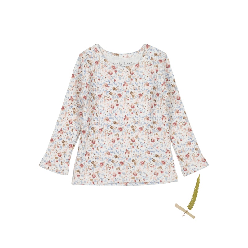 The Printed Long Sleeve Tee – Evelyn