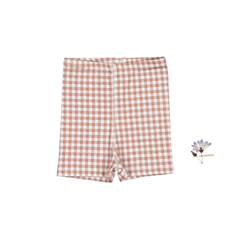 The Printed Short  – Rosewood Gingham