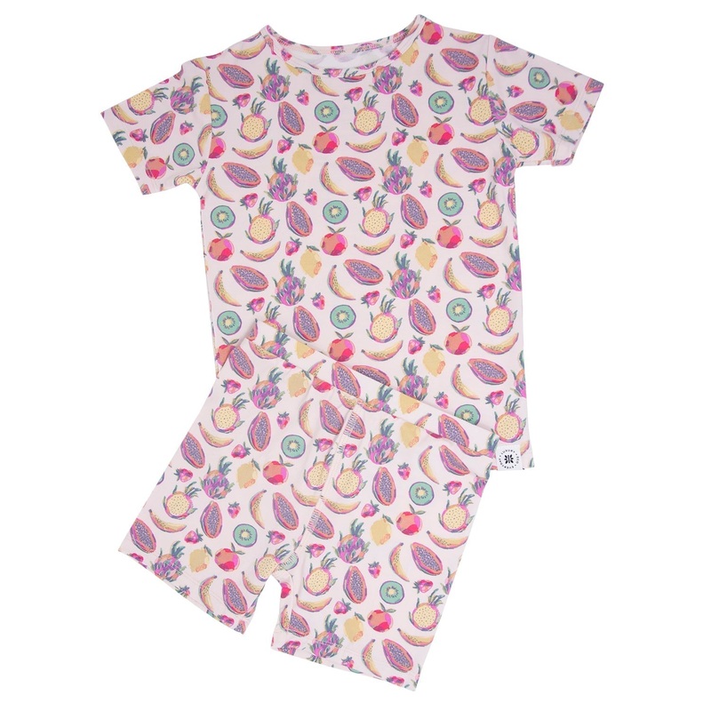 Tropical Fruit Summer Pajama Set