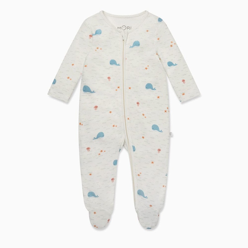 Whale Zip-Up Sleepsuit – Whale