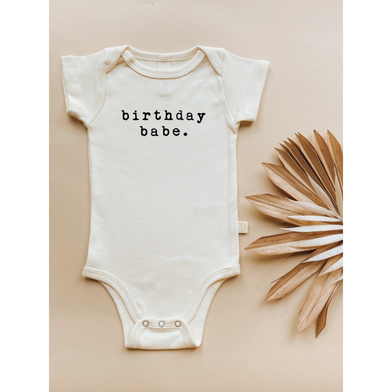 Birthday Babe – Organic Cotton Bodysuit