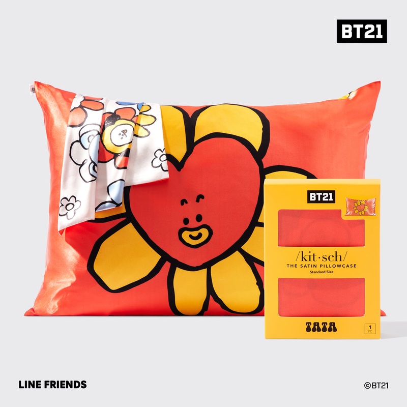 BT21 meets Kitsch Satin Pillowcase – TATA