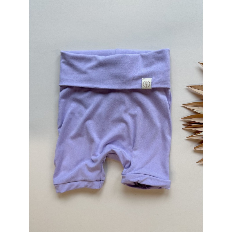 Fold Over Shorties | Lilac | Luxury Bamboo