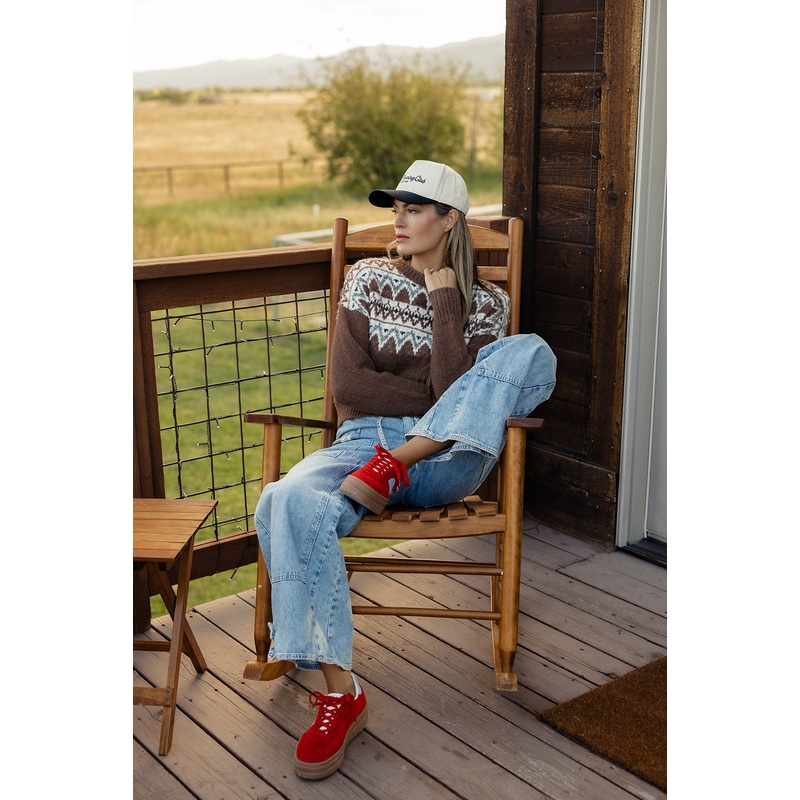 Into the Woods Sweater|SaddleBrown|S|M|L