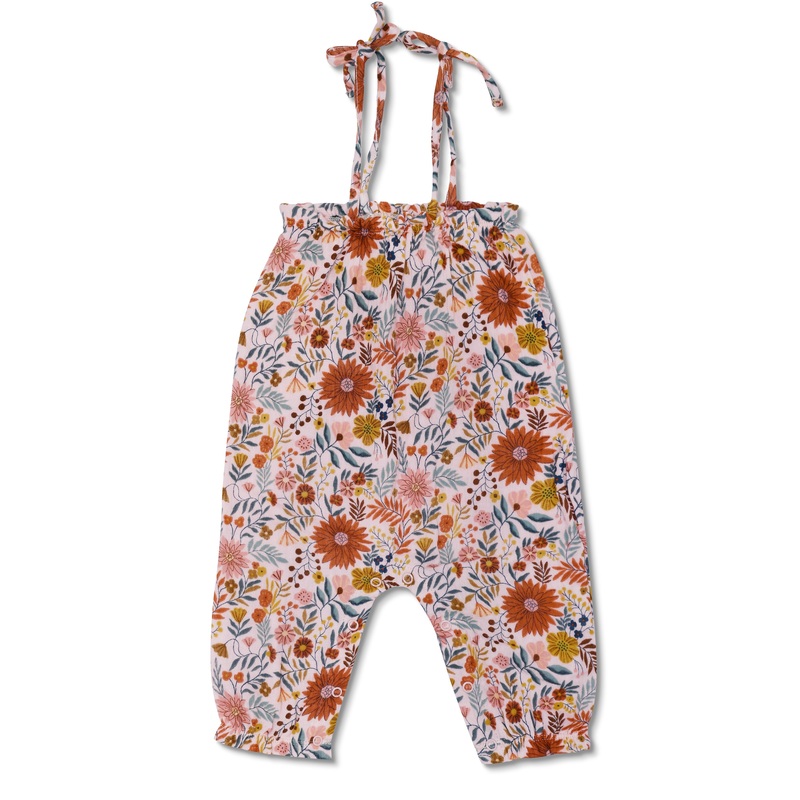 Muslin Tie Shoulder Jumpsuit – Zinnia Bloom