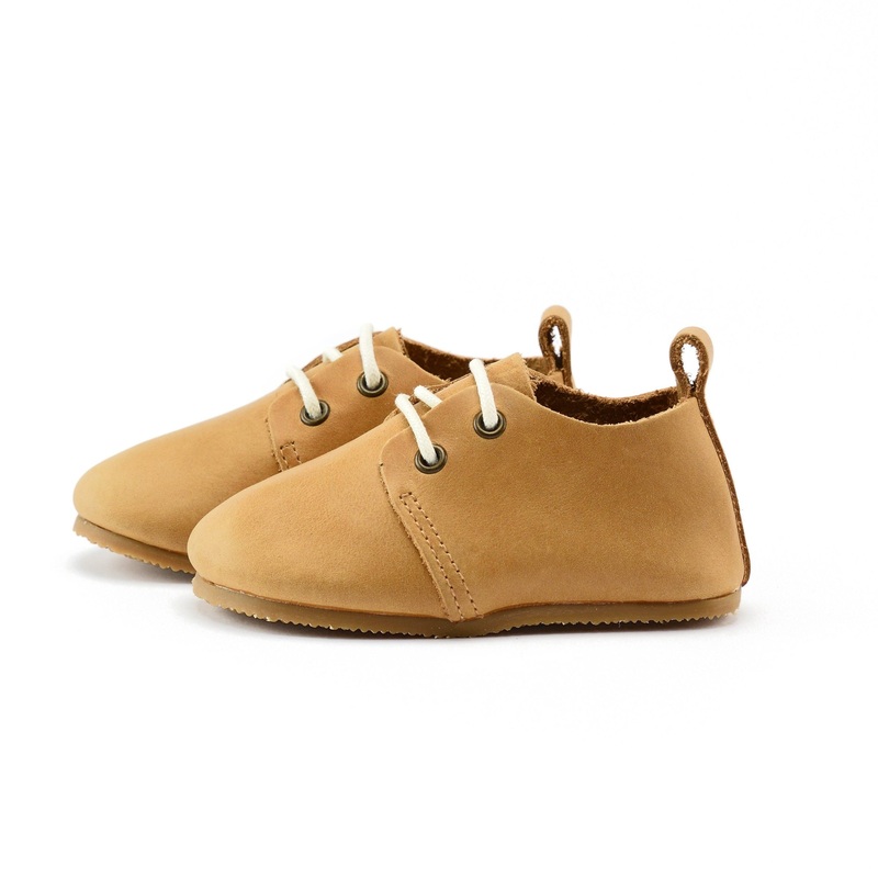 Natural – Low Top Oxfords – Hard Sole