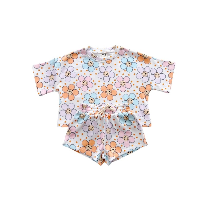Shorts Set | Ditzy Daisy|0-3M|3-6M|6-12M|12-18M|18-24M|2T|3T|4T|5T|6-7Y|8-9Y