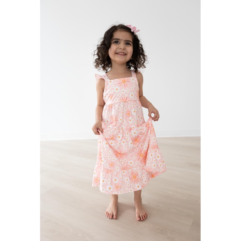 Sweet & Sunny Ruffle Maxi Dress