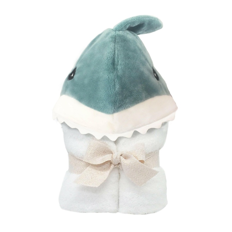 TERRY SHARK BABY TOWEL