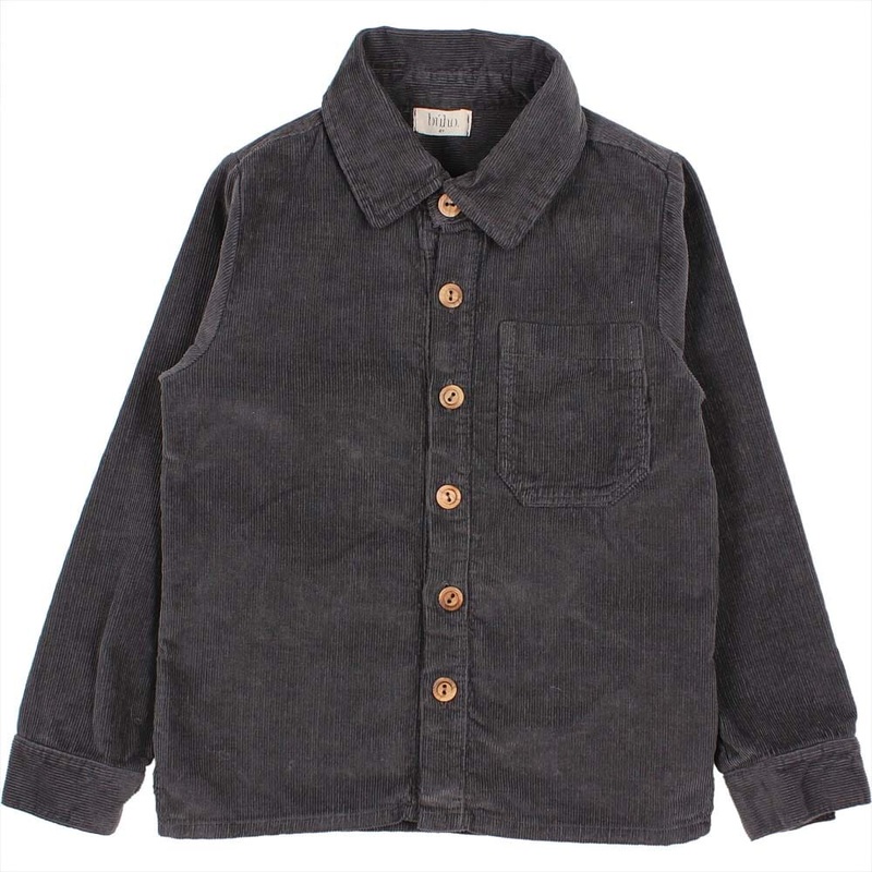 Corduroy Shirt – Antracite|2yr|3yr|4yr|6yr