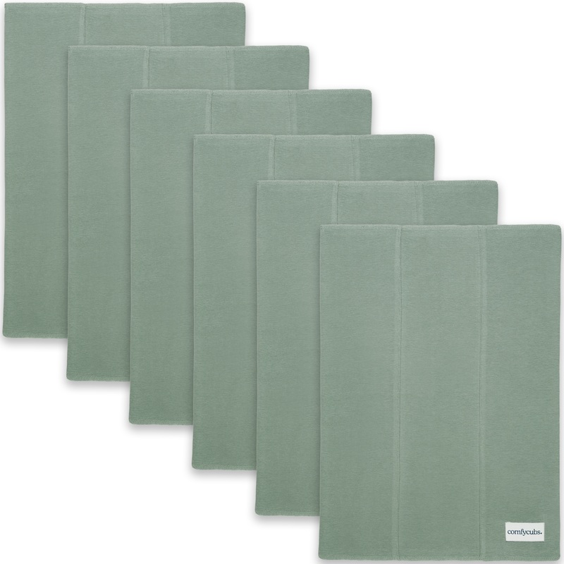 Cotton Burp Cloths by Comfy Cubs – Fern