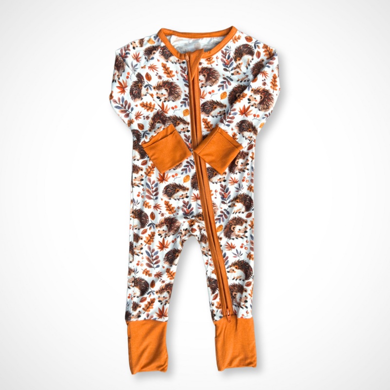Hedgehog Pajama | Bamboo|0-3M|3-6M|6-12M|12-18M|18-24M