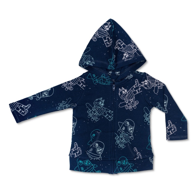 KEFE Hoodie – Skater Cats|Skater Cats|3-6 mo.|6-12 mo.|12-18 mo.|18-24 mo.