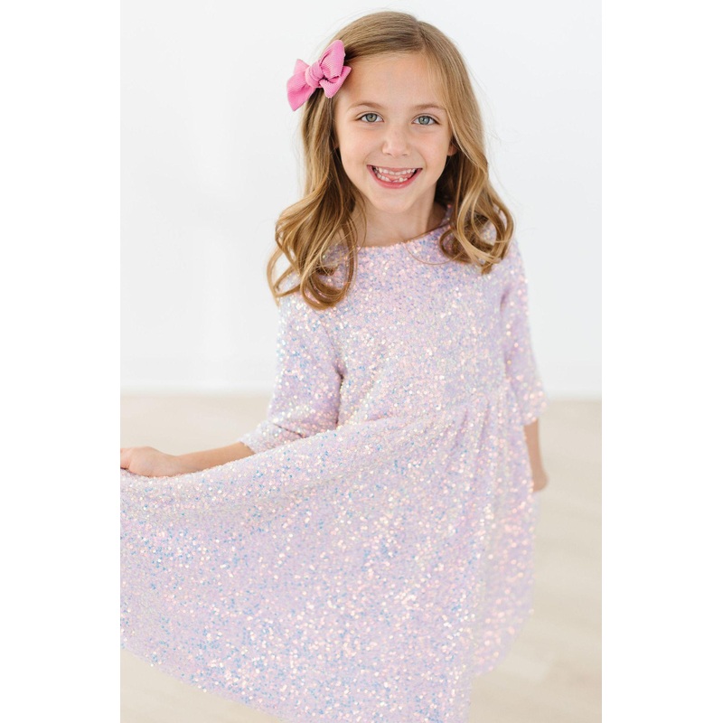 Lavender Sequin Dress|2T|3T|4T|5/6|7/8|9/10