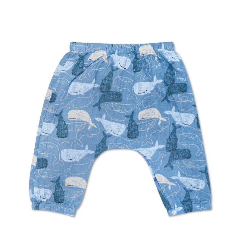 Muslin Pants – Whale Tales|3-6 months|6-12 months|12-18 months|18-24|2T|3T|4T|Whale Tales