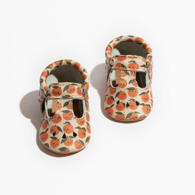Orange You Sweet Mary Jane Baby Shoe