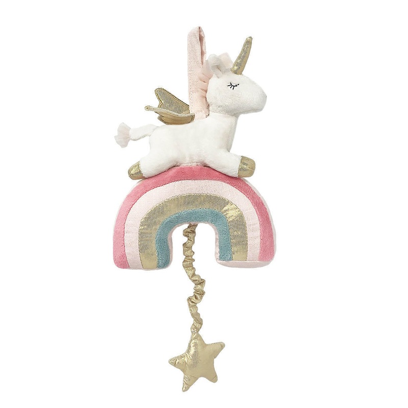 PLUSH RAINBOW UNICORN MUSIC MOBILE