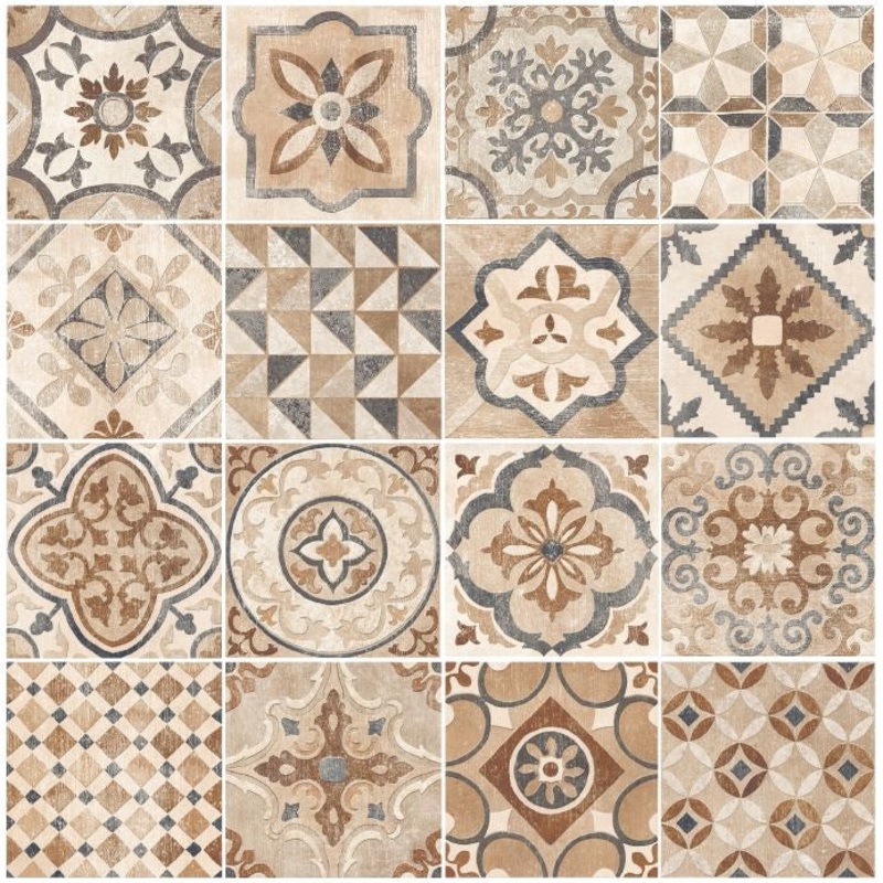 Seramiksan Marseille 8 x 8 Glazed Porcelain Floor and Wall Tile – Belair Collection