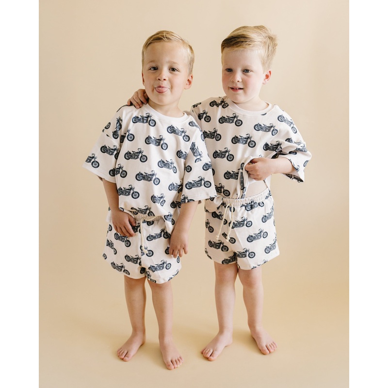 Shorts Set | Born to Ride|0-3M|3-6M|6-12M|12-18M|18-24M|2T|3T|4T|5T|6-7Y|8-9Y