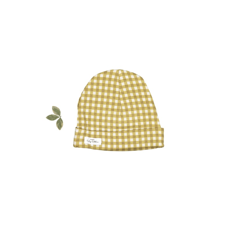 The Printed Hat – Golden Gingham