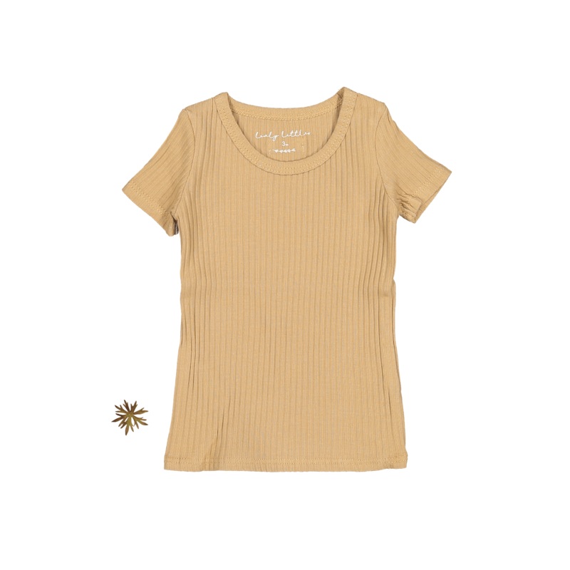 The Short Sleeve Tee – Tan|3m|6m|12m|18m|24m|36m|4y|6y|8y