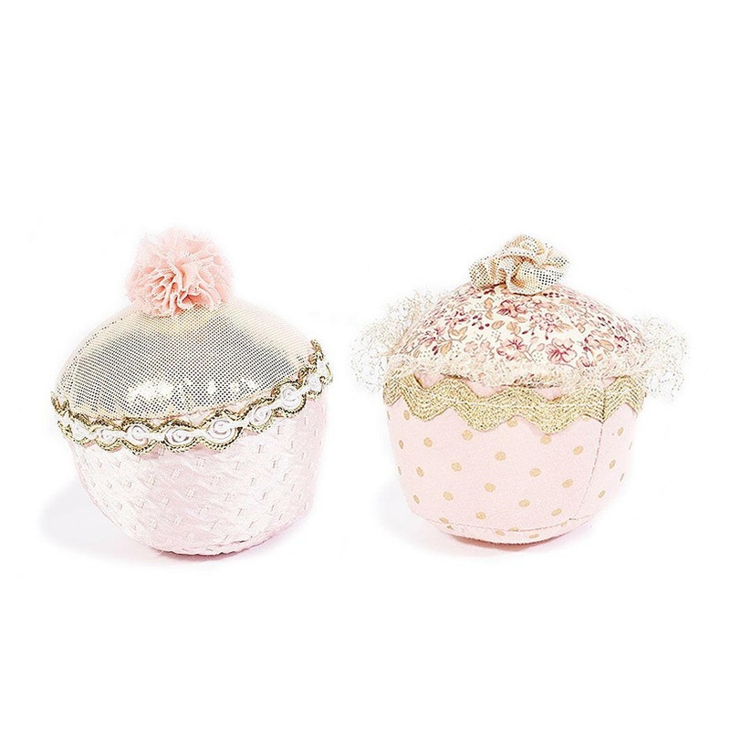 2 Piece Plush Toy Cupcake Set|Pink