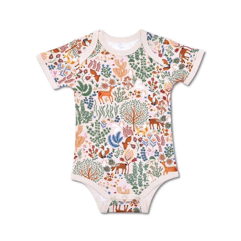 Bamboo Essential Onesie – Boho Woodland