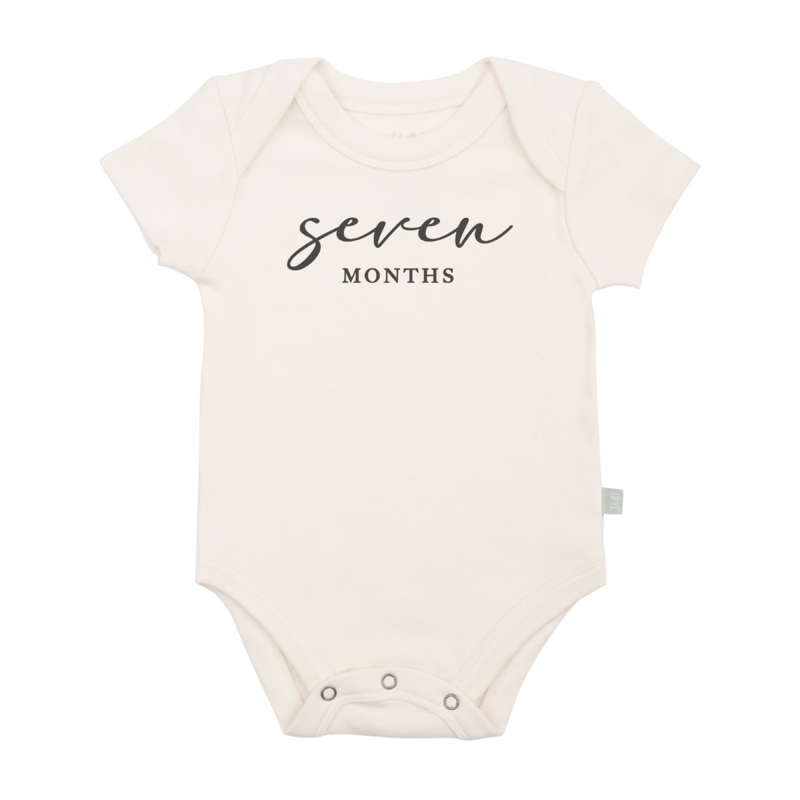 graphic bodysuit | seven months milestone charcoal