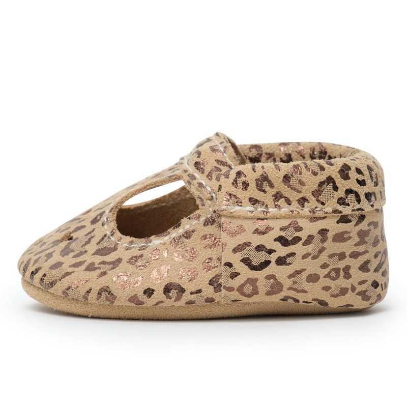 Leopard Mary Jane|US 2 (Newborn; 3.75″ Sole)|US 3 (3-6 Months; 4.125″ Sole)|US 4 (6-12 Months; 4.5″ Sole)|US 5.5 (12-18 Months; 5.0″ Sole)|US 6.5 (18-24 Months; 5.25″ Sole)|US 8 (2-3 Years; 5.75″ Sole)
