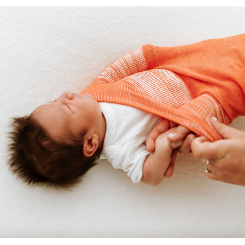 Orange Swaddle Sleep Sack|Small ( 6-12 pounds)|Large (12-18 pounds)