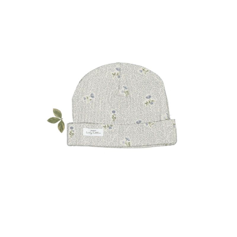 The Printed Hat – Dahlia Blue|0-3m|3-6m|6-12m|12-24m
