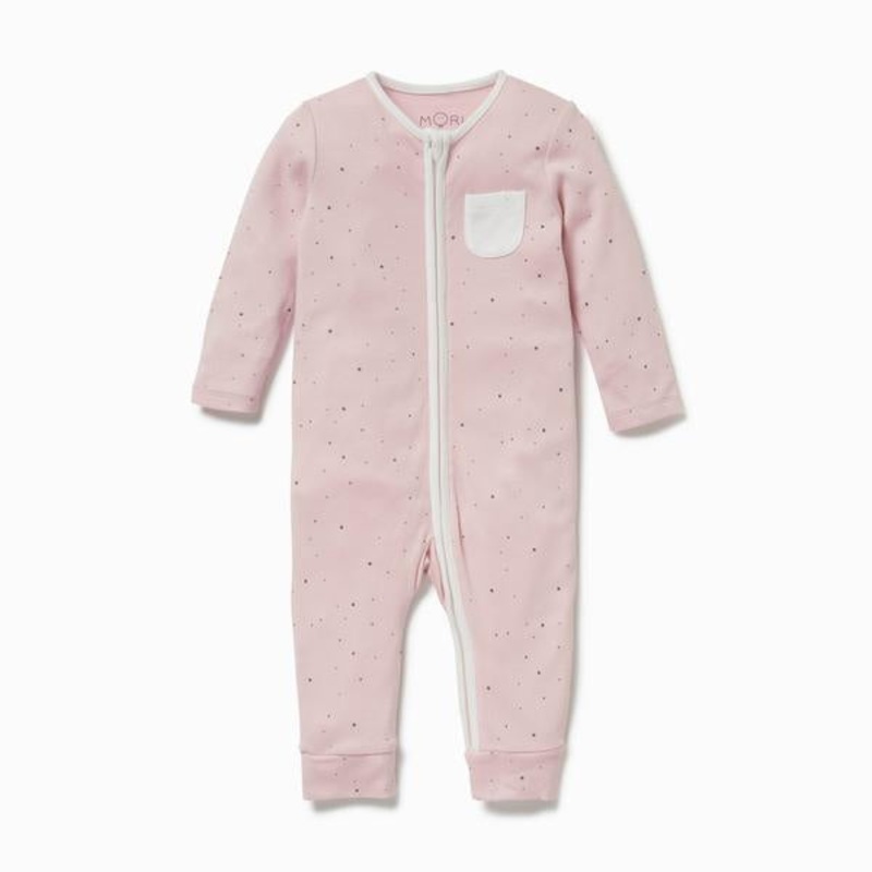 Zip-Up Sleepsuit – Stardust|0-3m|3-6m|6-9m|9-12m|12-18m|18-24m