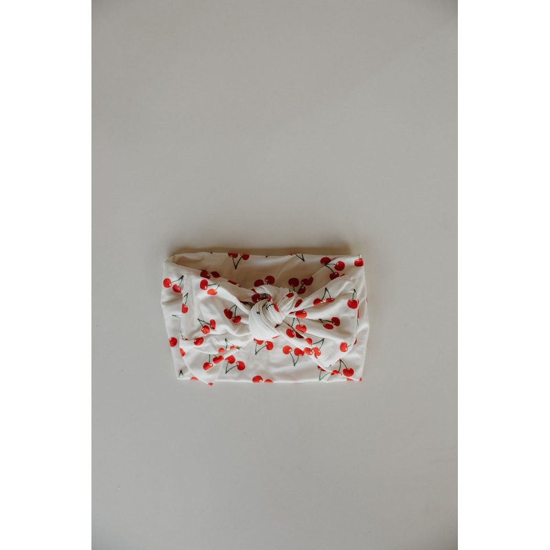 Bamboo Head Wrap | Sweetheart Cherries