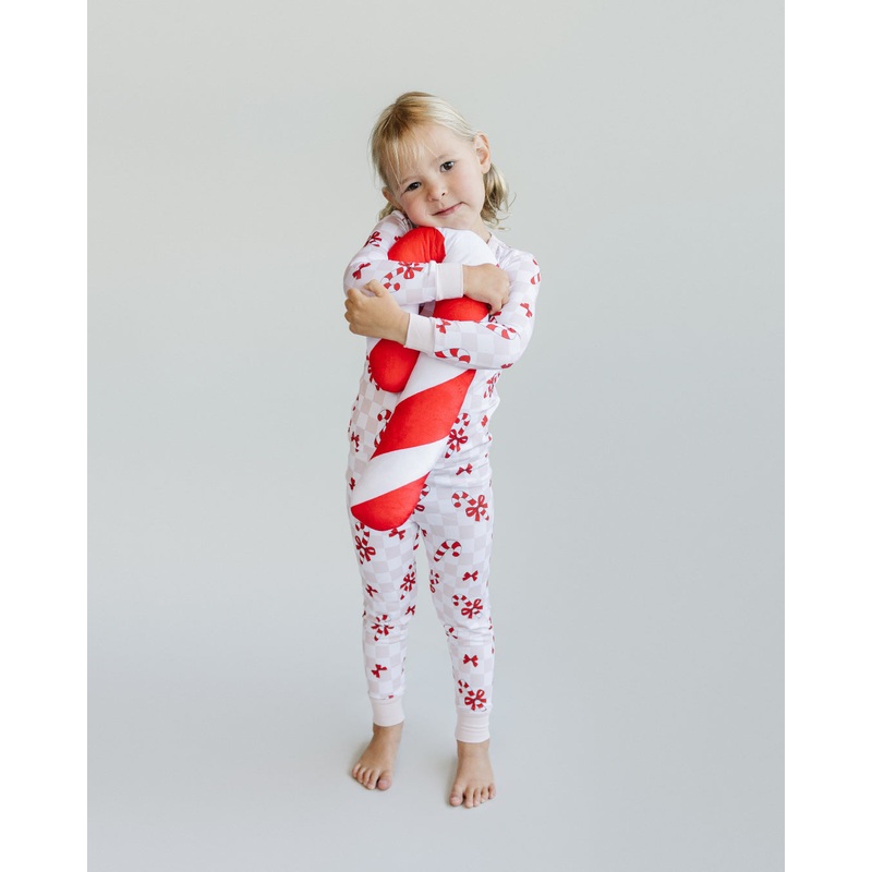 Bamboo Two Piece Set | Bows & Candy Cane