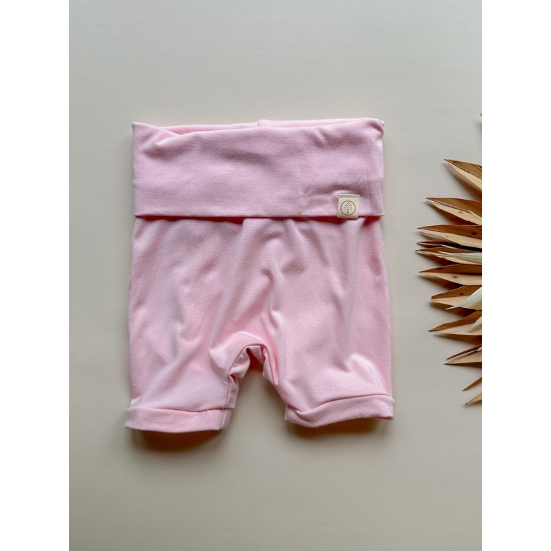 Fold Over Shorties | Rose Pink | Luxury Bamboo