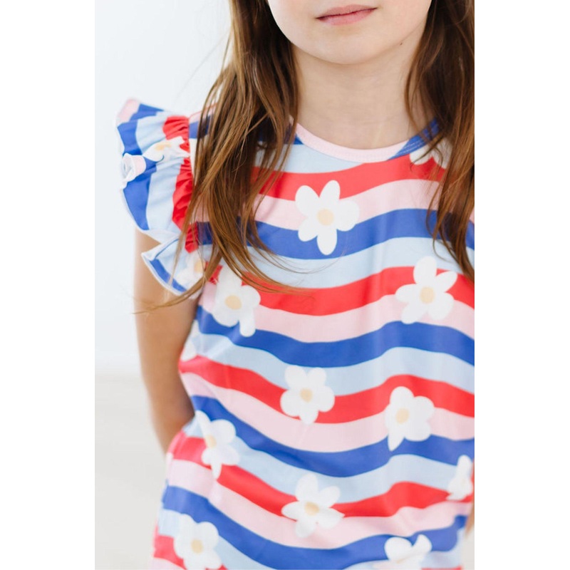 July Vibes S/S Ruffle Tee|6-12M|12-24M|2T|3T|4T|5/6|7/8|9/10