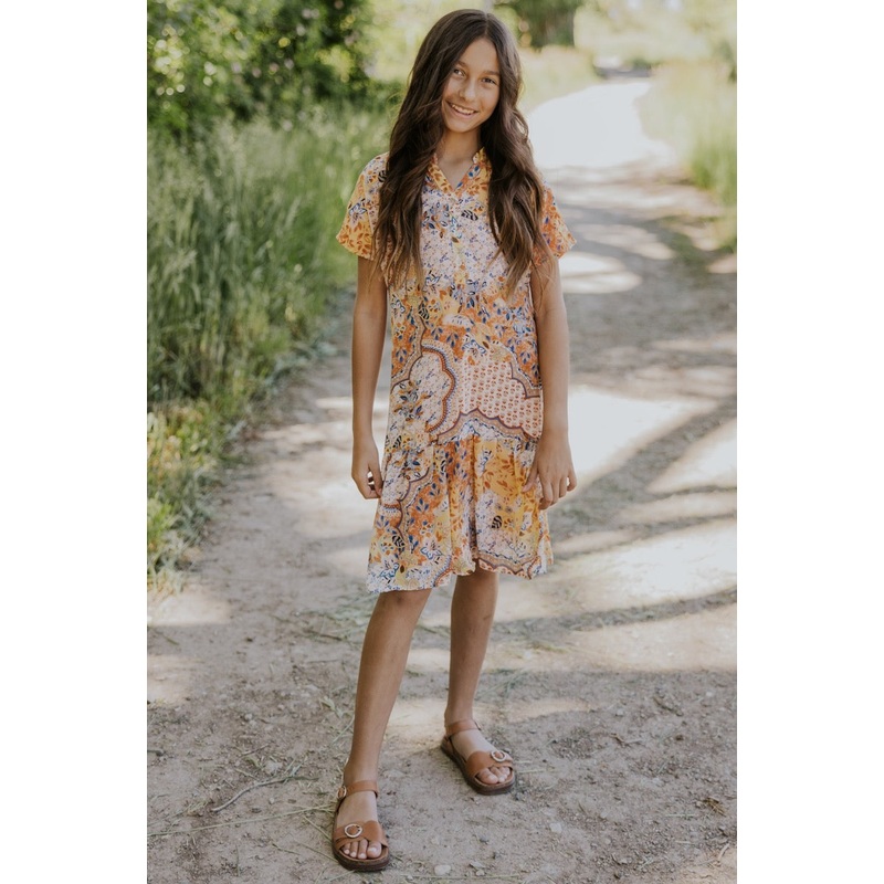 Mini Places Youll Go Printed Dress