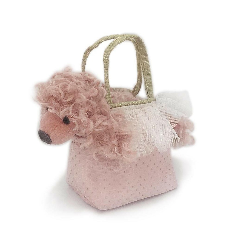 ‘Paris’ Poodle Plush Doll & Toy Purse