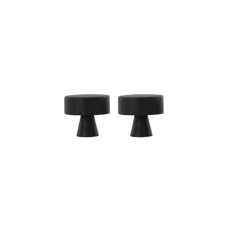 Pin Hook / Large Knob – 2 Pcs/Pack – Dark