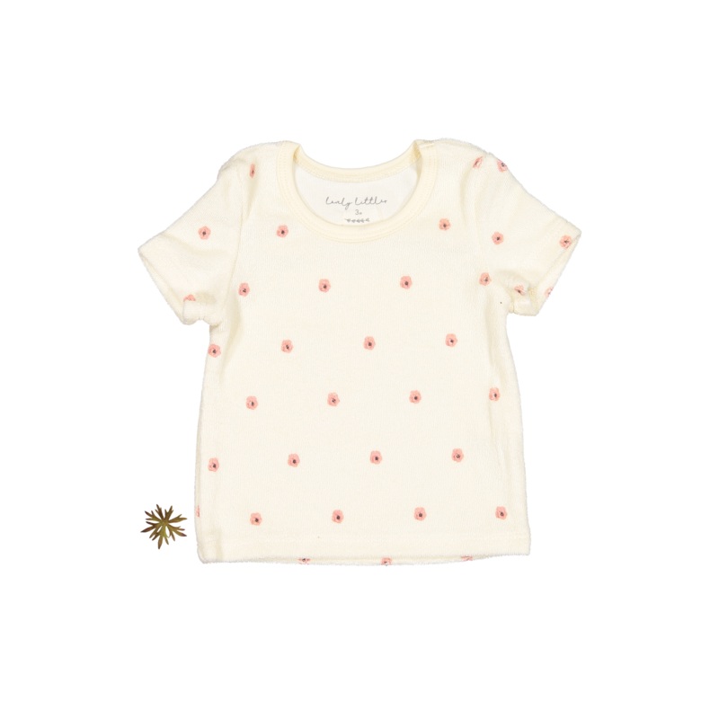 The Terry Tee – Butter Flower|3m|6m|12m|18m|24m|36m|4y|6y|8y