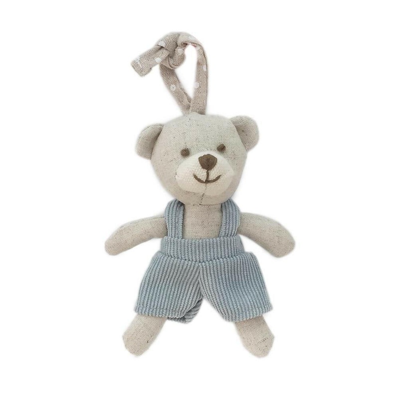 Tiny Bear Plush Ornament|Blue