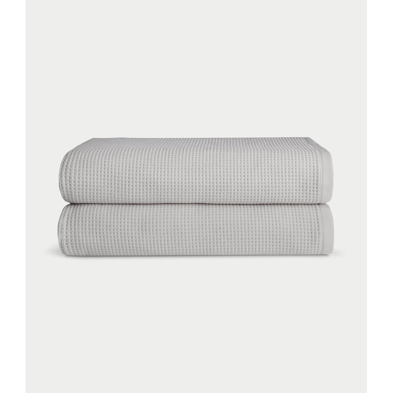 Waffle Bath Sheets|Light Grey|White|Charcoal|Sand|Harbor Mist|Brook|Birch